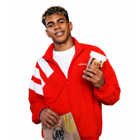 Lamine Yamal Red Track Jacket | America Suits